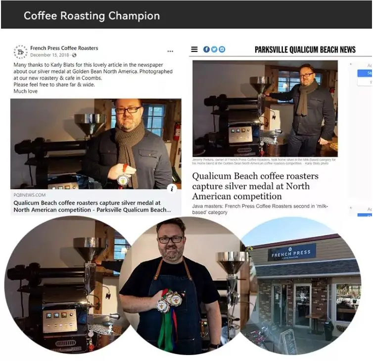 Ce Certified Coffee Roasting Machine 6kg 10kg 15kg Pid Master Roaster Price Gas Sample Coffee