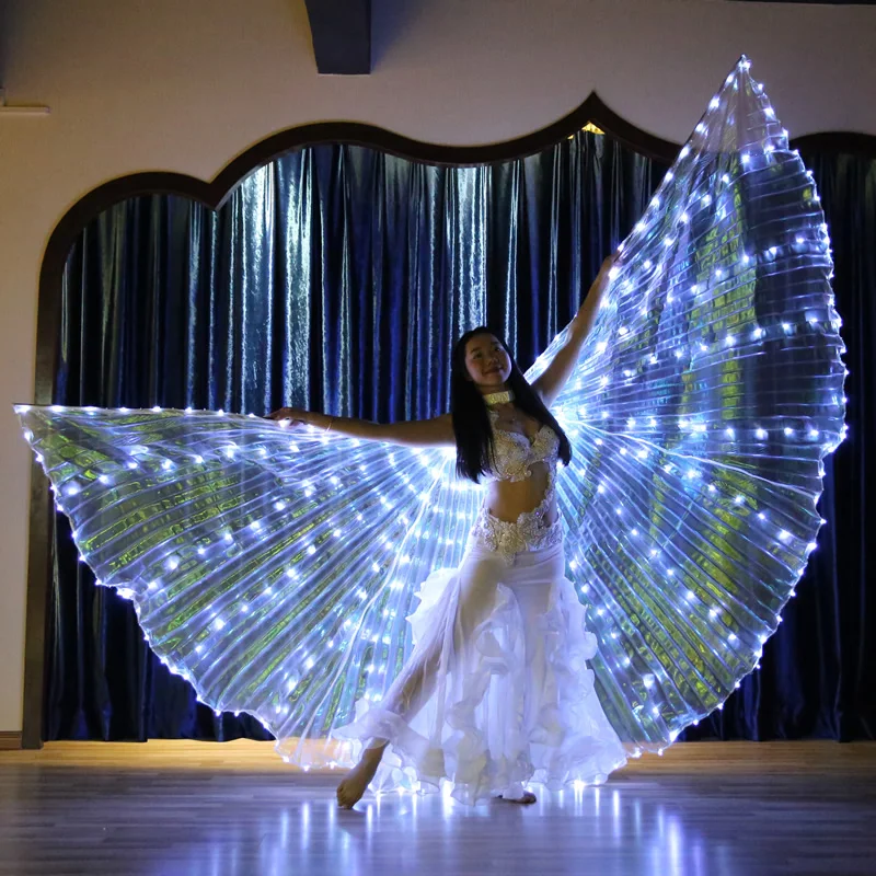 Попробуйте новинку для яркого выступления – светодиодные крылья для танцев!