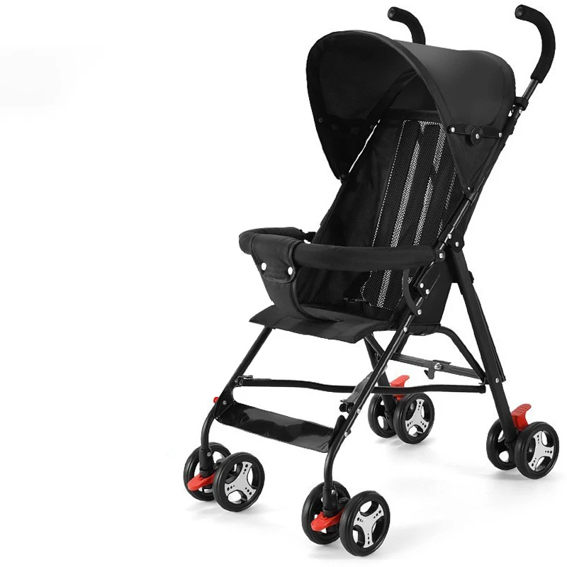 Stroller Baby 4 in 1 Simple Can Sit Can Lie Baby Portable Folding Car slip Baby Portable Umbrella Car Trolley