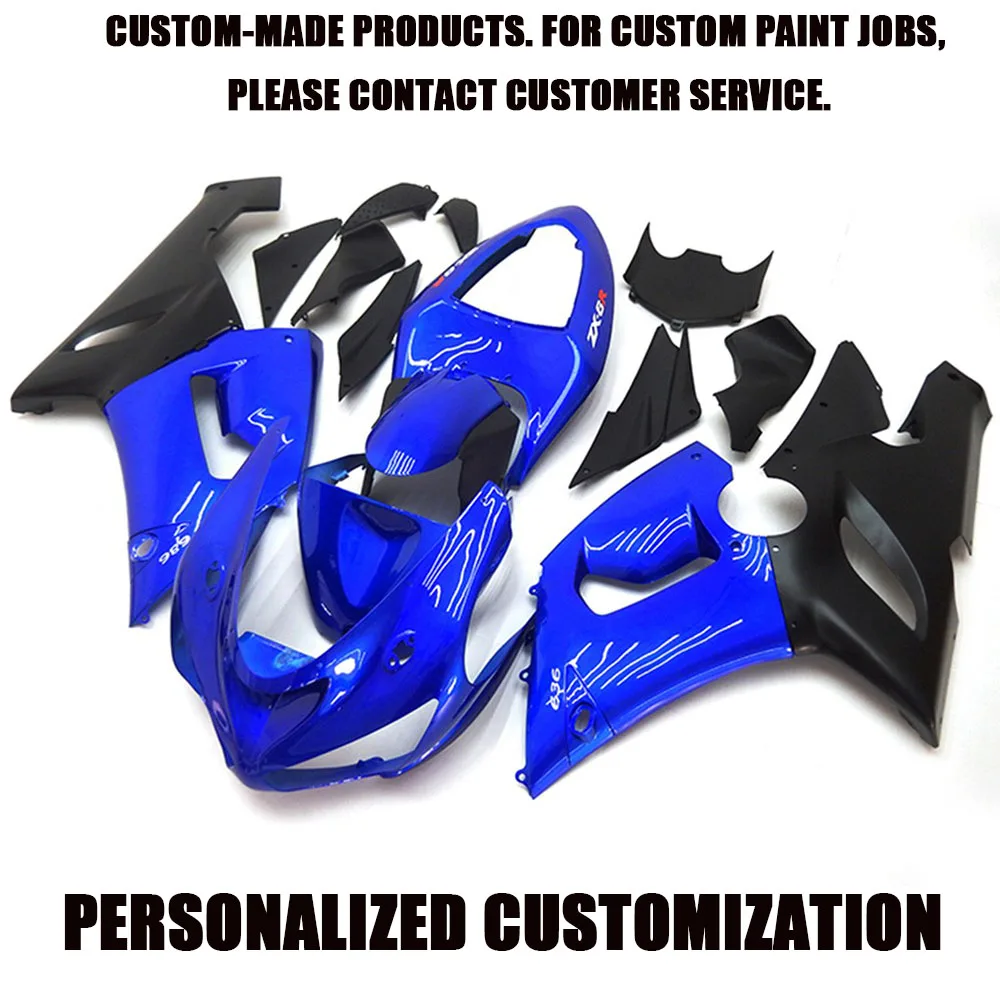 Unpainted ABS Fairing Kit for Kawasaki ZX-6R 05 06