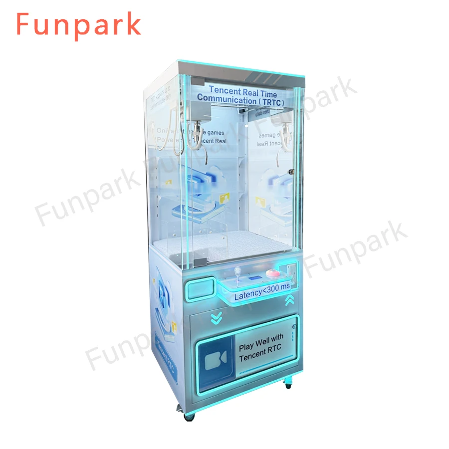 Funpark High Quality Wholesale Amusement Arcade Claw Crane Toys Dolls Machine Coin Operated Games supplier