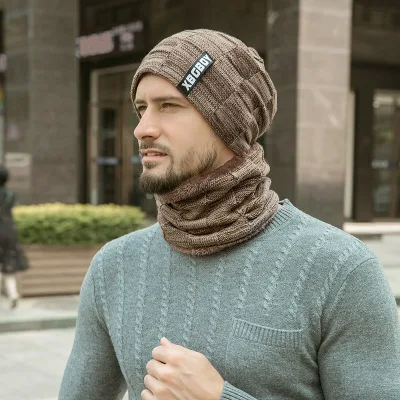 Quality Beanie Hat Scarf Set Knit Hats 