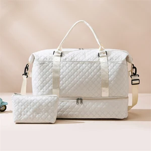 Customizable logo Fashion Fitness Travel Bag Waterproof Leisure Sports Tote Bag Outdoor Yoga Folding Fitness Bag