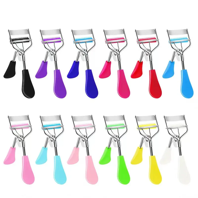 A4 хром с расческой для завивки ресниц многоцветные широкоугольные края Красота накладные ресницы Вспомогательный