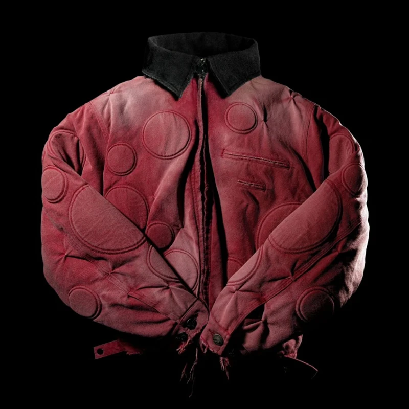 DiZNEW Custom High Quality Stylish Fall Vintage Men's Patch Embroidered Denim Jacket Jean Jacket