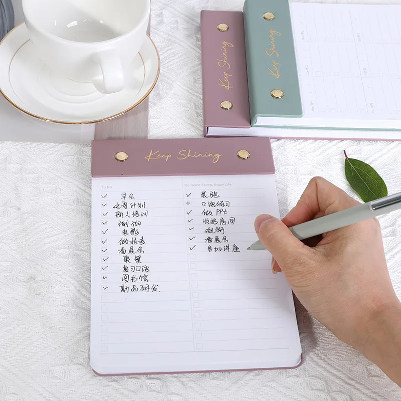 Leading Manufacturer's Customized Logo Printed Loose Leaf Refillable To-Do List Memo Pads Sticky Notes and Gift Note Pads