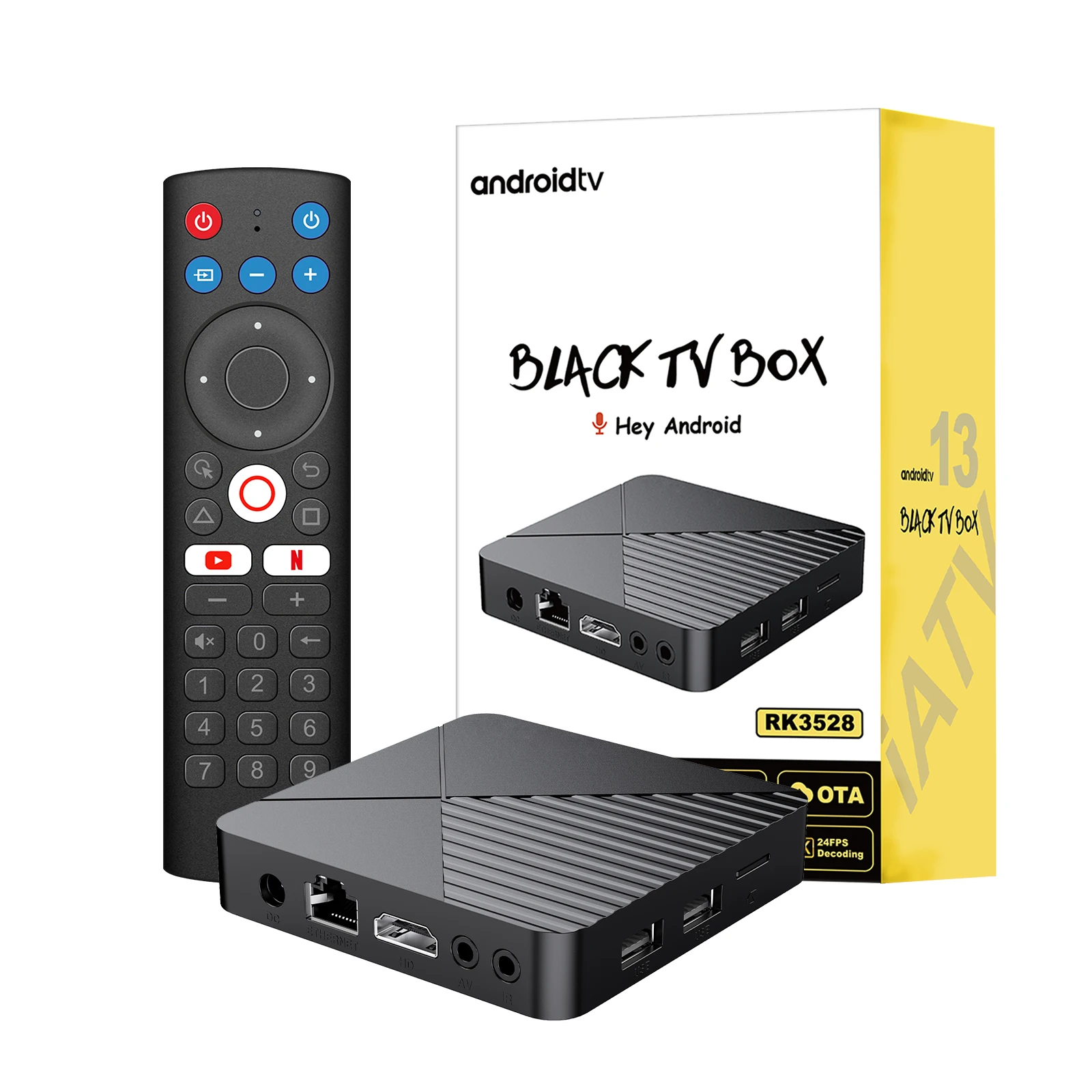 DQ08 RK3528 TV ボックス android 13 4G + 32G