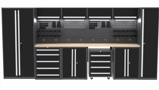 Modular Tool Box Workbench - Efficient Garage Storage