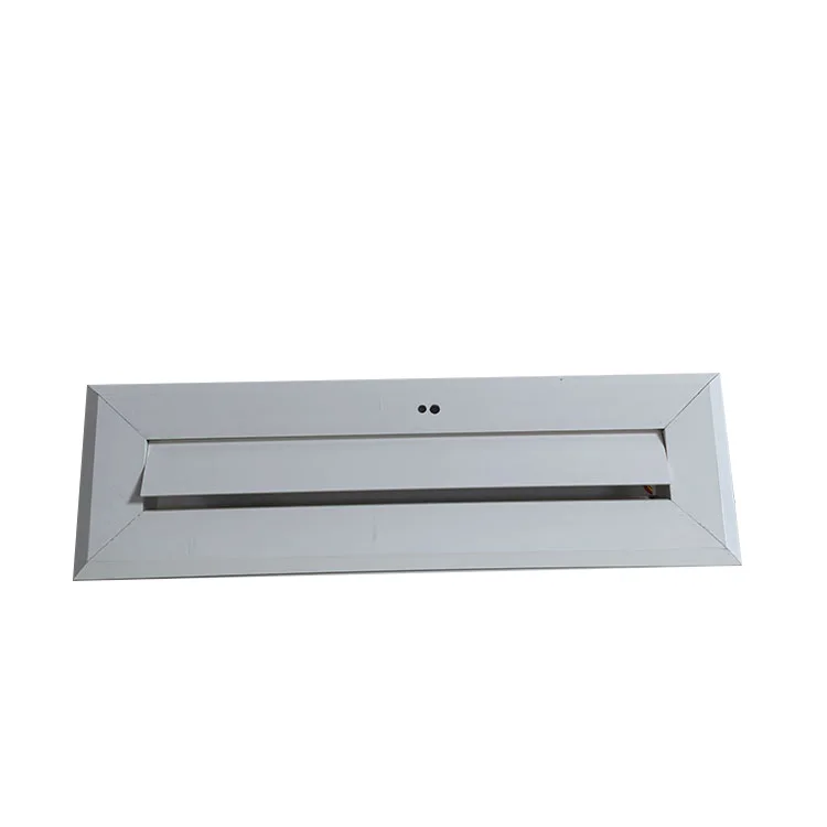 Modern Square PVC Louver Diffuser HVAC Electric Vent Registers Grilles for Living Room Outdoor Use Voice Control Stylish Air
