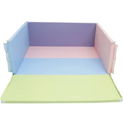2022 New colors baby soft EPE foam bumper mat multifunctional children playpen