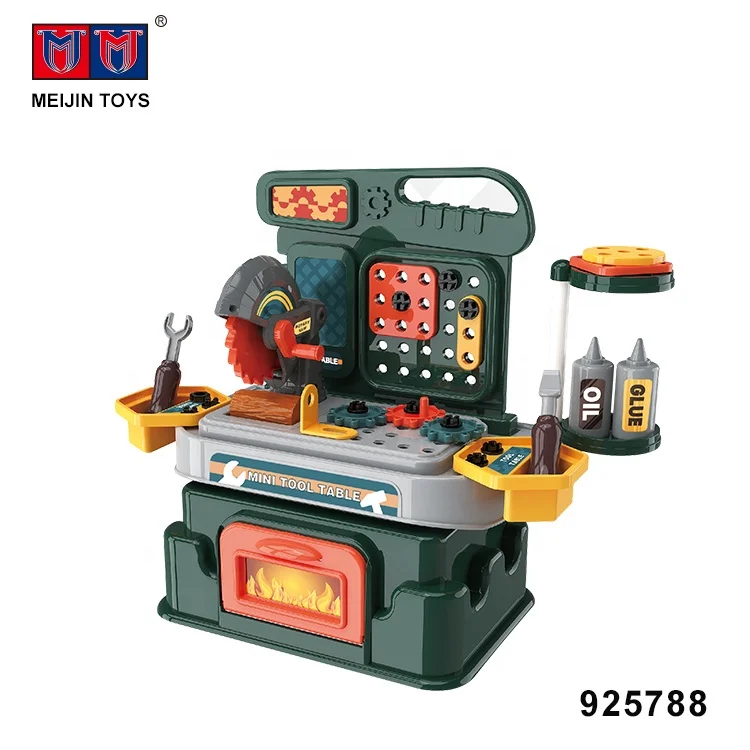 46 шт. diy стол интересные пластиковые детские игрушки инструменты для мальчиков