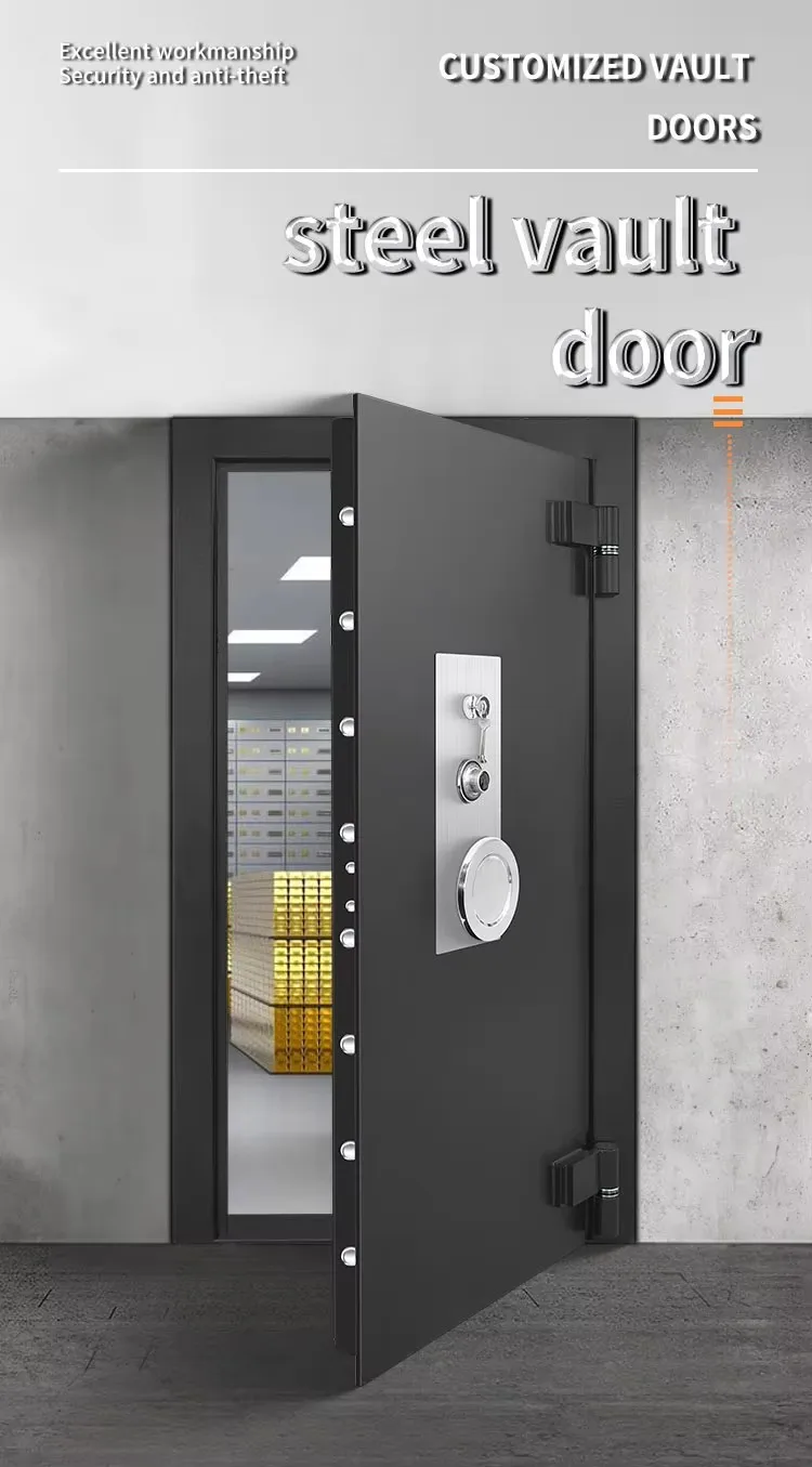 CEQSAFE Design Customized Strong Room Vault Room Security Door Safe Bank Vault Door manufacture