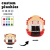 Cuscino personalizzato in peluche