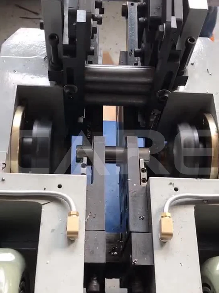 Best Selling High-Speed Double Head Round Solid Bar Chamfering Machine for Deburring Pipe Tube End