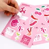 Sticker sheet-customized colors example D