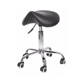 Ergonomic Hydraulic Massage Office Folding Adjustable Height Saddle Seat Stool For Dental