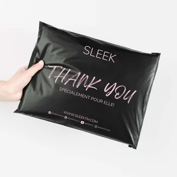 Custom Logo Eco-Friendly Poly Mailer Bag Waterproof and Biodegradable Packaging Bags for Express Couriers Shoe Fur Shipping