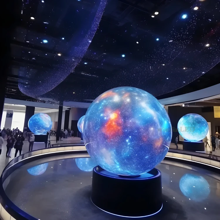 Customized Beer Cola Cans Par LED Screen Spherical Round Ball LED Screen Display