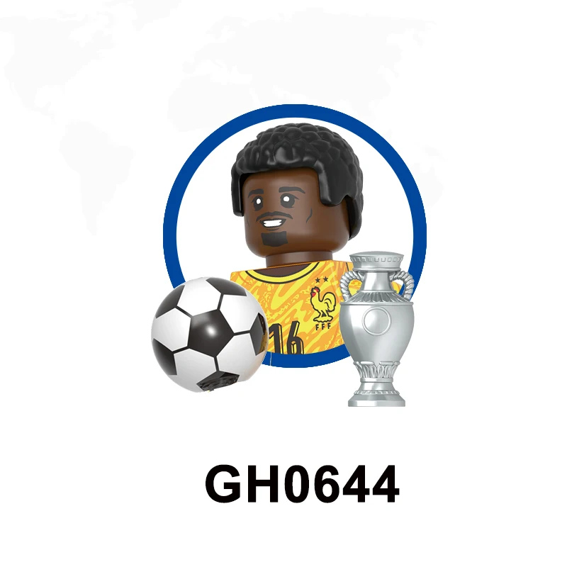 Building Block Figure Toy Ronaldo Soccer Action Figure, Unisex