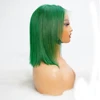 green bob wig
