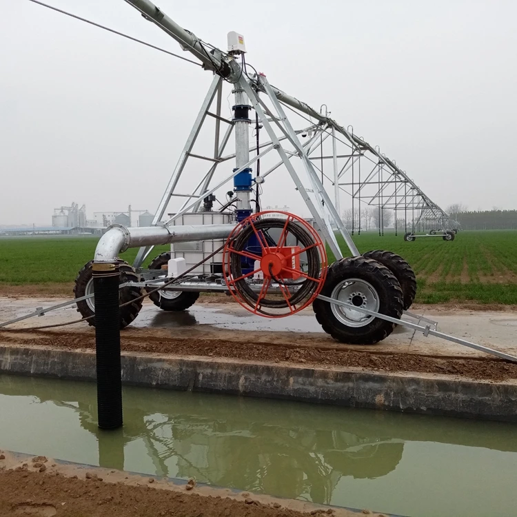 Electric Lateral Move Linear Center Pivot Agricultural Irrigation System Ideal for Small Farms in Africa South America Asia