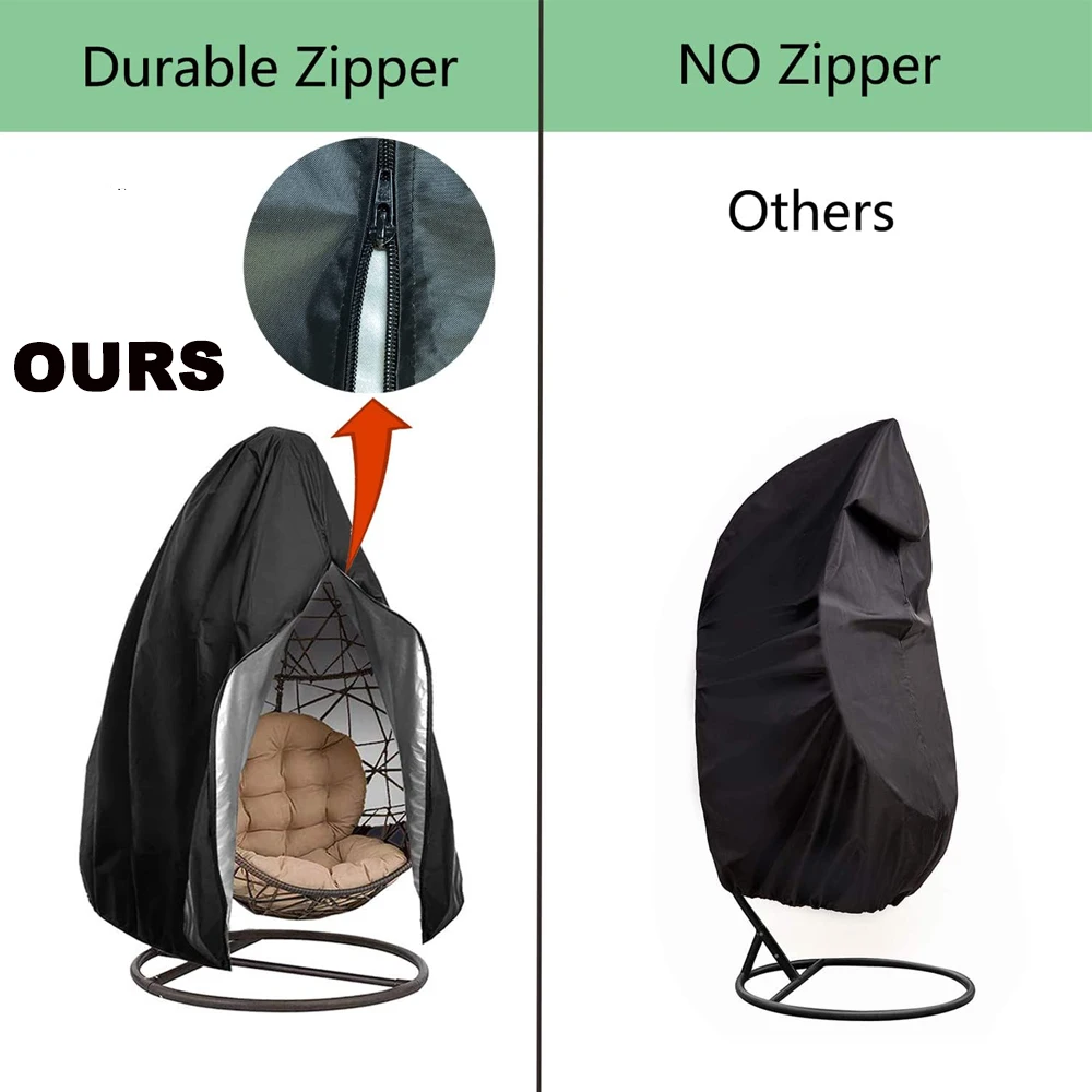 Patio Garden Egg Chair Cover Waterproof Outdoor Furniture Protector