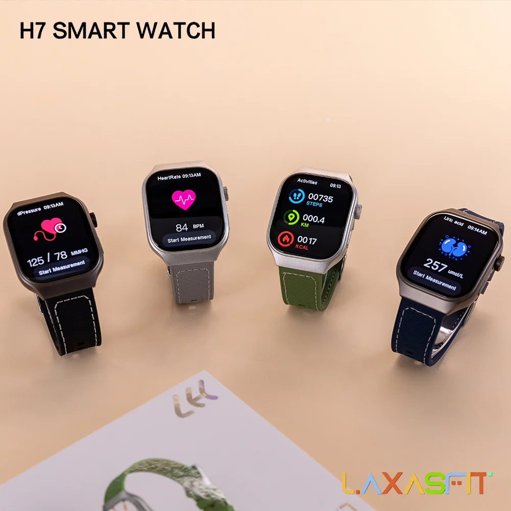 Best New H7 Smartwatches With BT Call Message Notification Curved Body Touch Screen Sport Bracelets for Men & Women Smartwatches