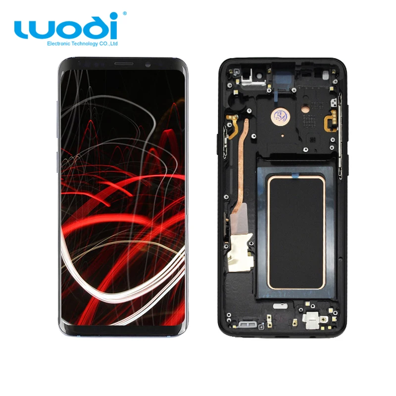 Wholesale Price for samsung Display Broken Phone LCD Repair Combo Panel for  samsung S9+ S9 Plus With Frame Original Size