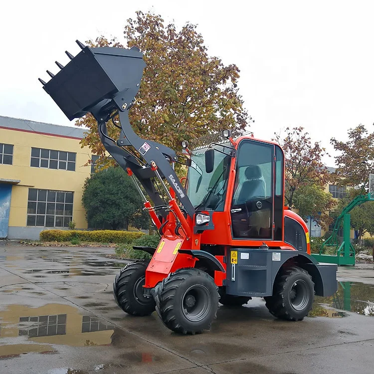 FREE SHIPPING Front End Loaders Compact Mini Diesel Loader  Snow Plow Wheel Loader Hydraulic