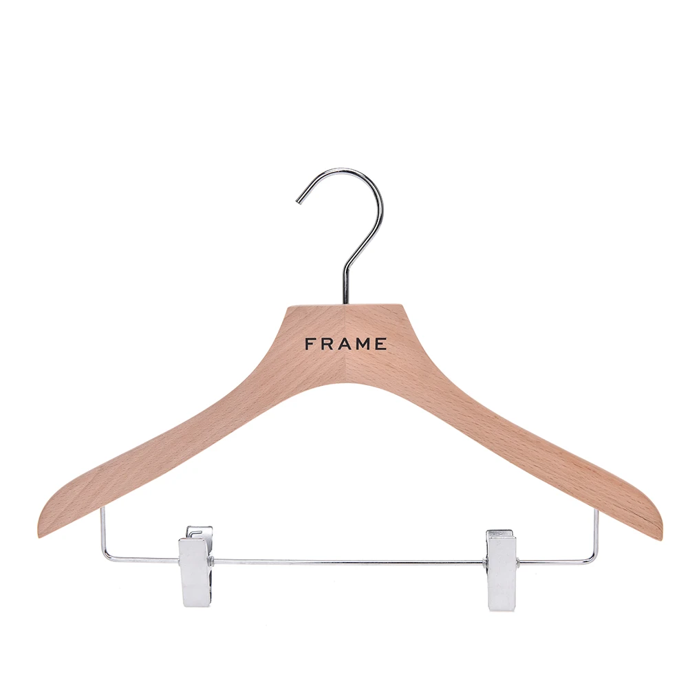 inspring wholesale clothes coat hangers with clips manufacturer