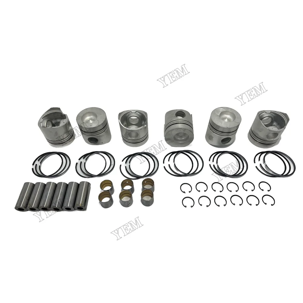 Piston Kit Fit for Mitsubishi 6D14 Engine 3