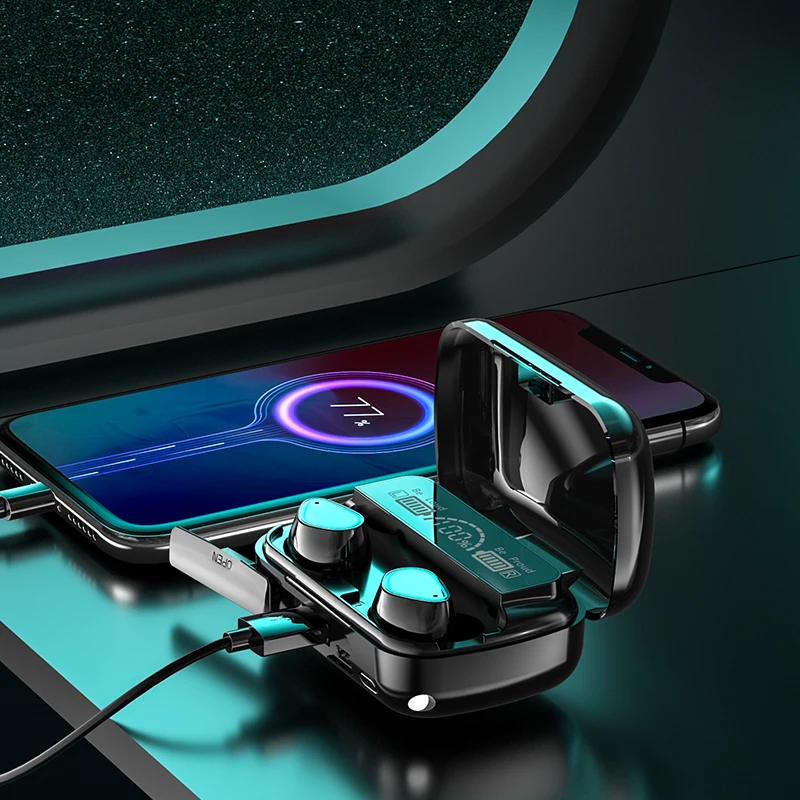 M30 Pro Earbuds Wireless Headphones with LED Power Display