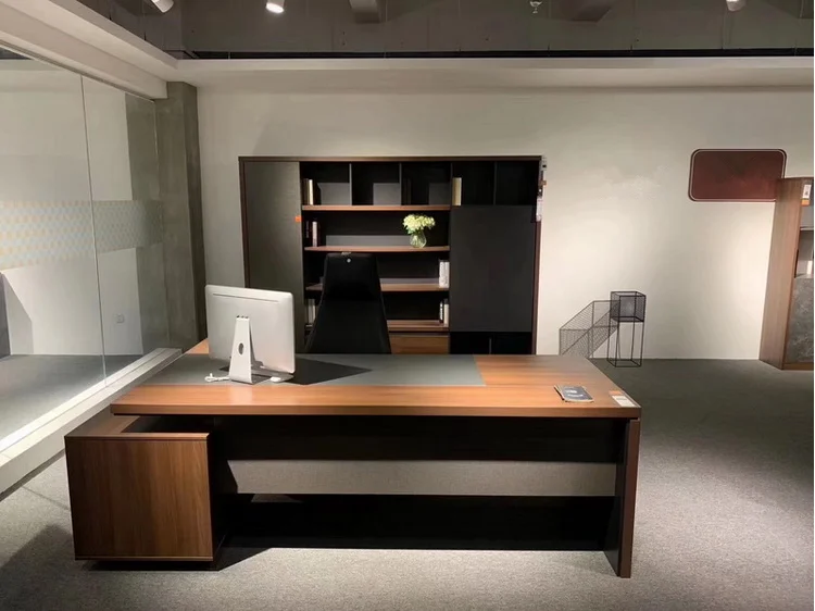 High Tech Executive L Shaped Office Desk Modern Office Furniture Desk