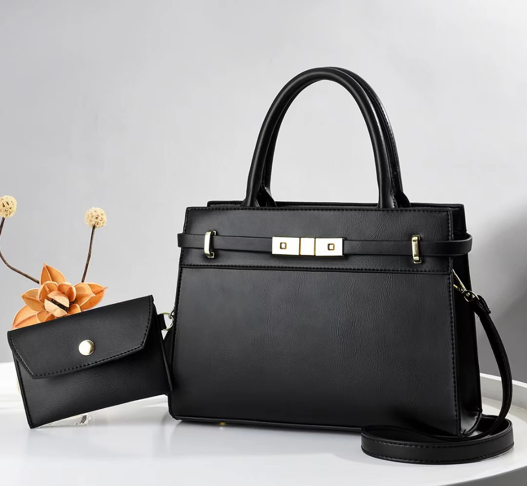 Classic Ladies Tote Handbag For Ladies Shoulder Custom Leather Bags