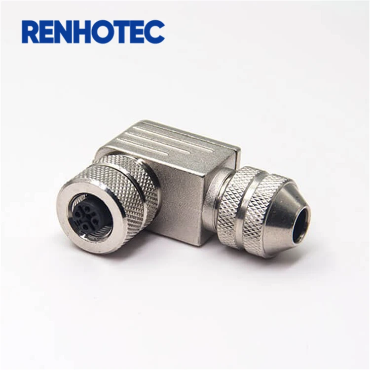 M12 Aviation Connector Waterproof Plug Video