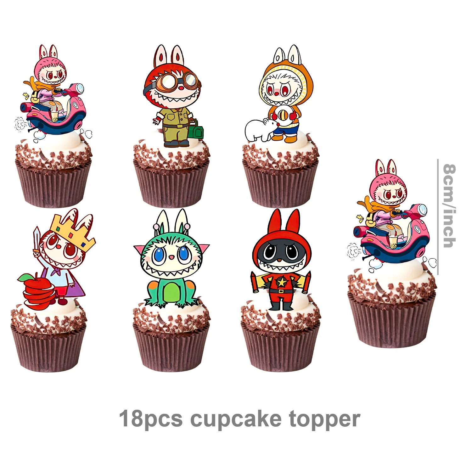 Ilustração De Vetor Plano Cupcake Muffin Desagradável Decorado Com  Cobertura De Chocolate E Doce De Abóbora Isolado Em Branco Ilustração do  Vetor - Ilustração de pastelaria, chocolate: 161165143, image size:1500x1500