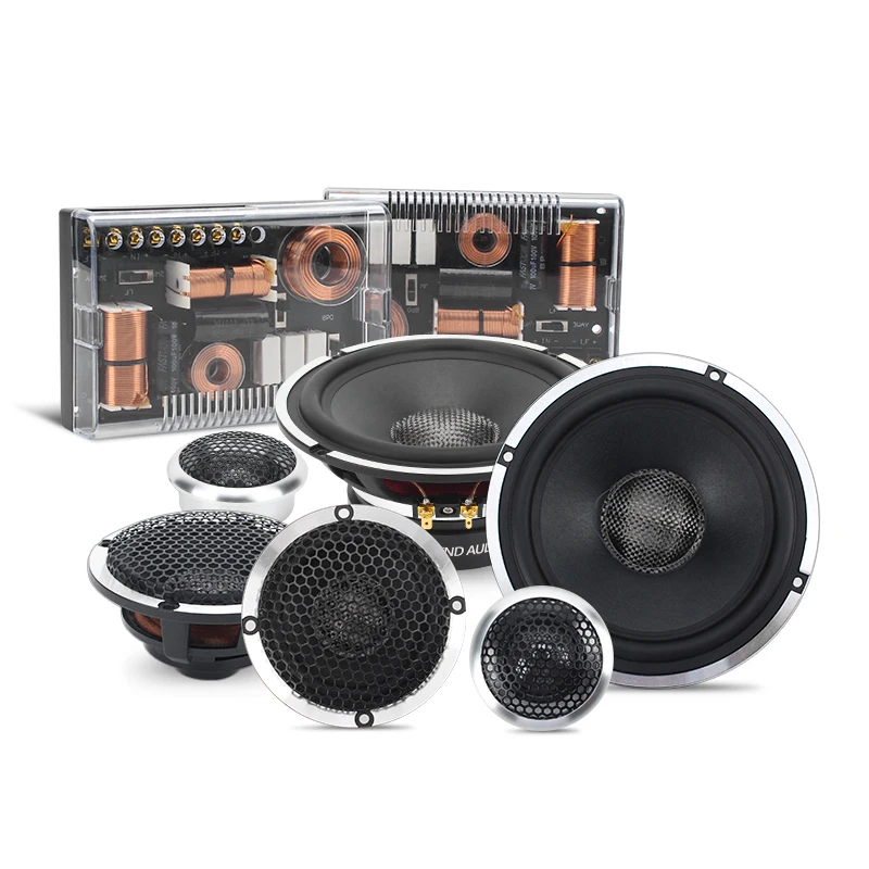 High Powered 65 Component Car Speakers Way Audio System