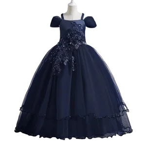 Customizable New Style Ball Gown Spaghetti Strap Embroidery Puff Sleeves Layers Tulle Dress