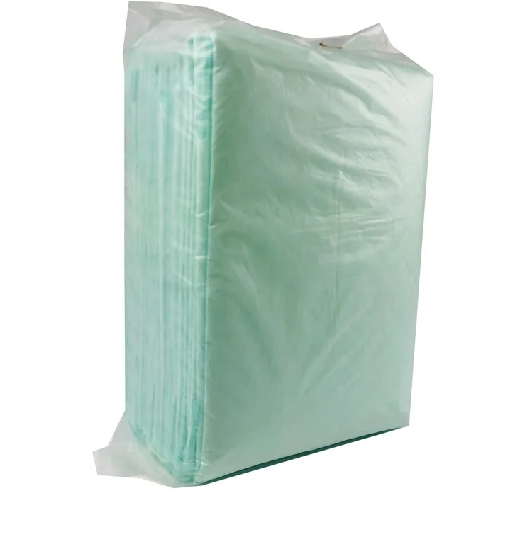 Удобная и мягкая одноразовая подстилка с высокой впитывающей способностью и двумя наклейками на заднем плане