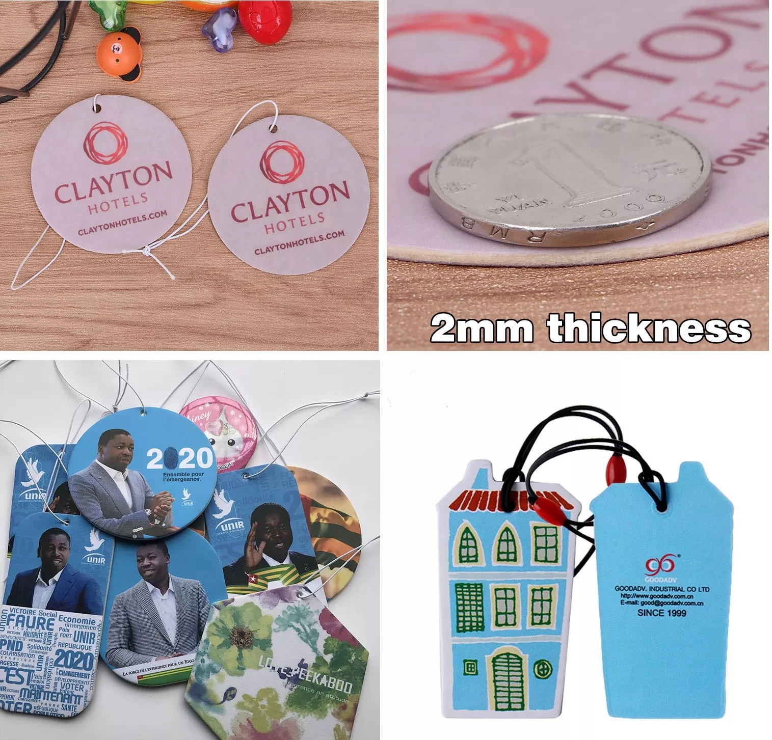 Custom Shape Design Hot Sale Paper Air Freshener Custom Car Air