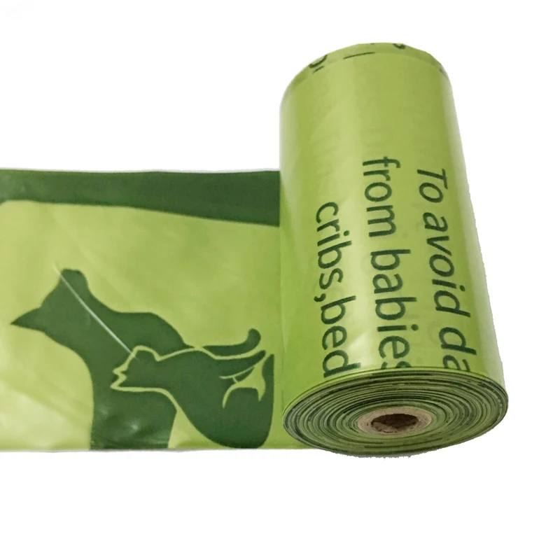 Wholesale Custom Degradable Pet Dog Poop Garbage Bag Dog Eco Roll Compostable Poop Waste Bag
