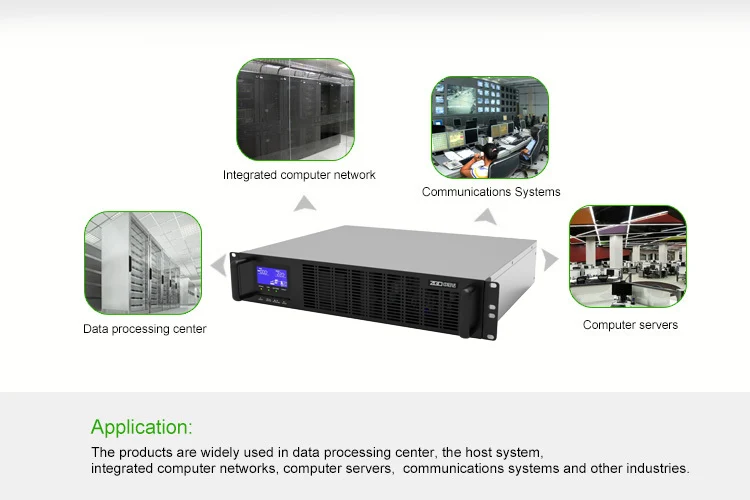 High Quality Rack Mount UPS 2kva 220V High Frequency Online UPS Power Supply System