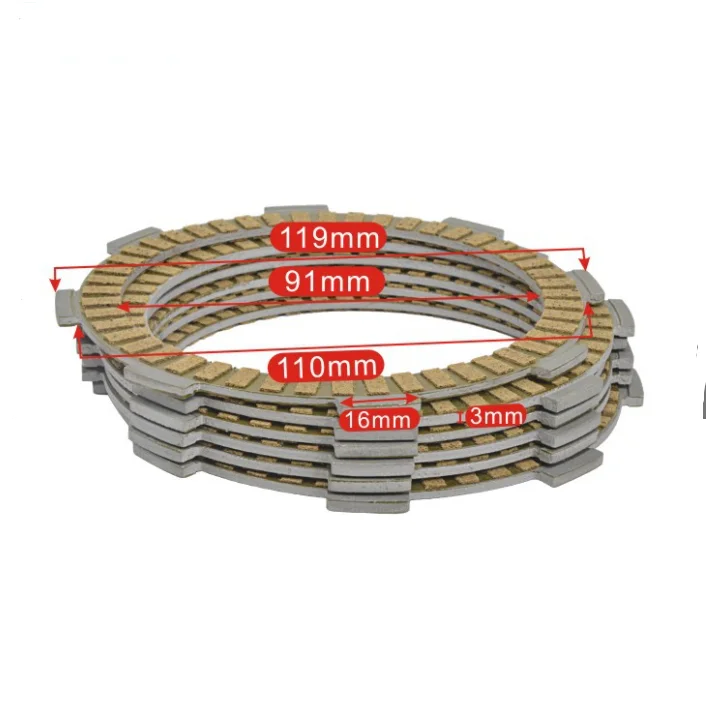 Clutch Plate Kit For Ktm Duke 200 2012 For Honda Crf150f Crf230f