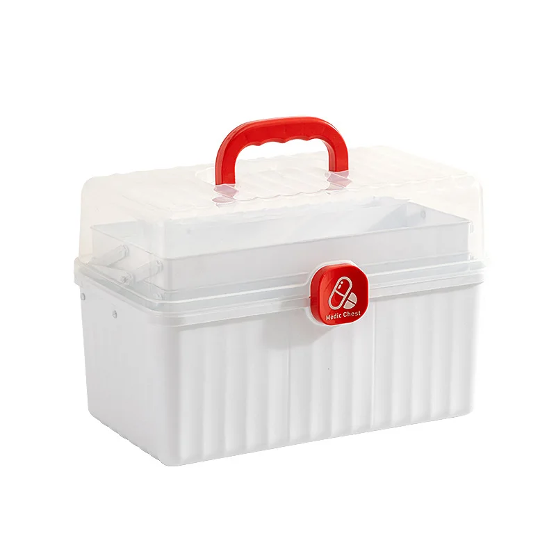 Source Portable Medicine Cabinet Family Medicine Chest First-aid Box  Plastic Storage Drug Box Pharmacy Medicine Storage Box on m.