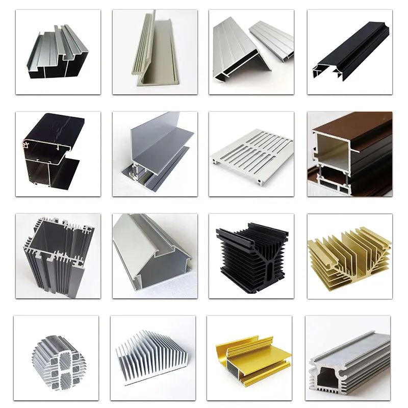 China Supplier Custom 6000 Series Anodized Aluminum Extrusion Profiles with Cutting Service-Factory Price