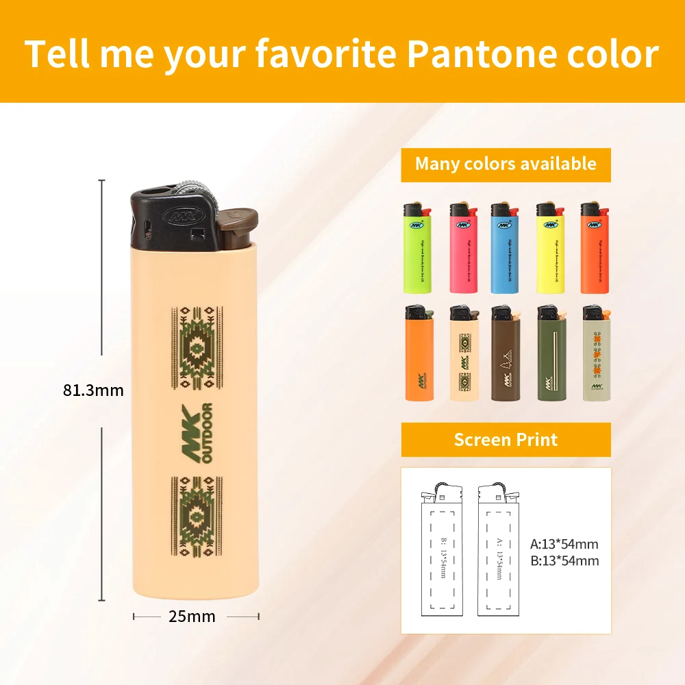 Custom Logo Gas Lighter Encendedores Kitchen Feuerzeug Cricket Wholesale Lighter Supplier Torch Candle Disposable Flint Lighter