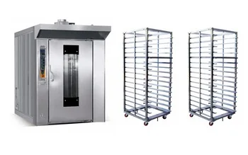 electric /gas/diesel rotary rack bread oven 32 trays industrial bakery rotary oven