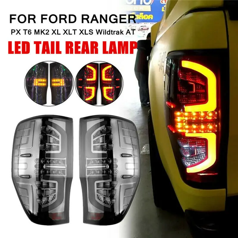 GELING Retrofit Smoked LED Rear Brake Rear Lights Tail Lamp Led ...