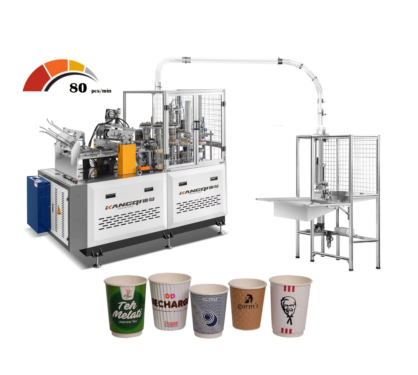 Middle Speed Double Hollow Wall Paper Cup, Double Wall Paper Cup Forming Machine