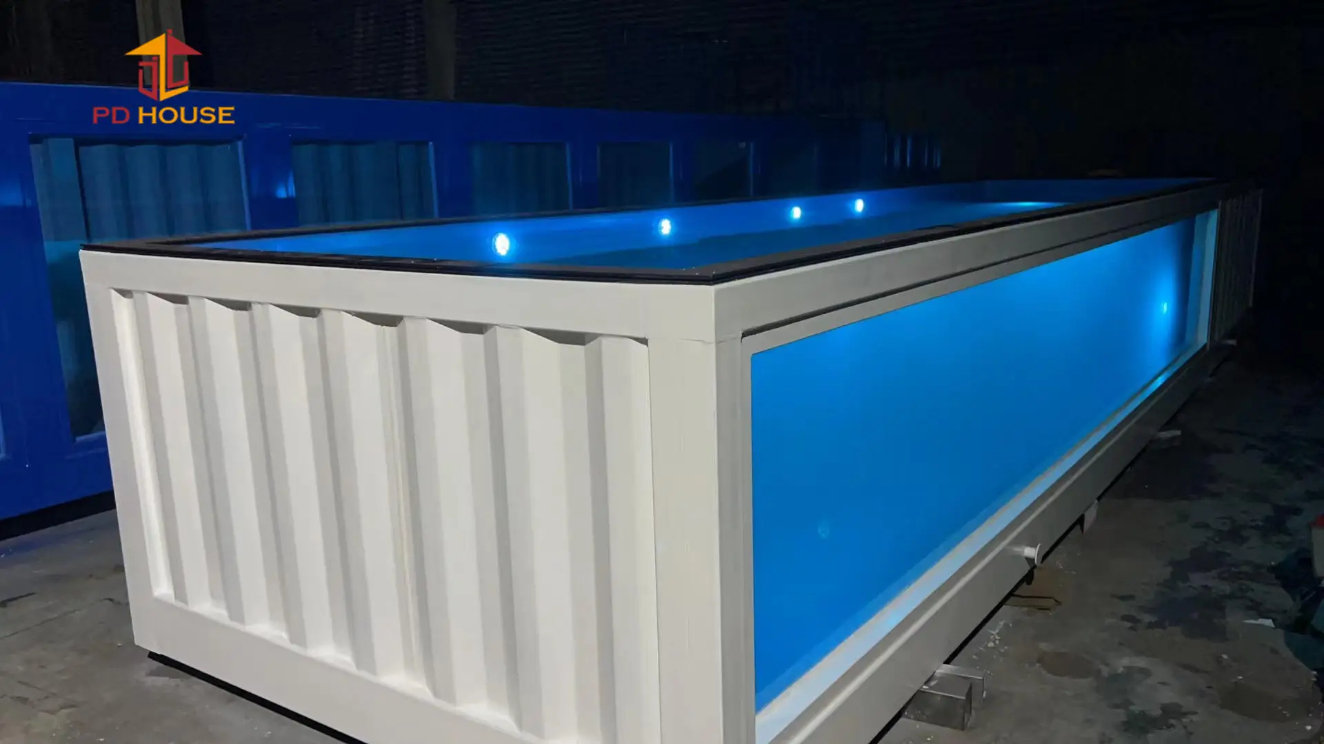 Alibaba.com: 20ft 40ft prefab shipping container pools with acrylic ...